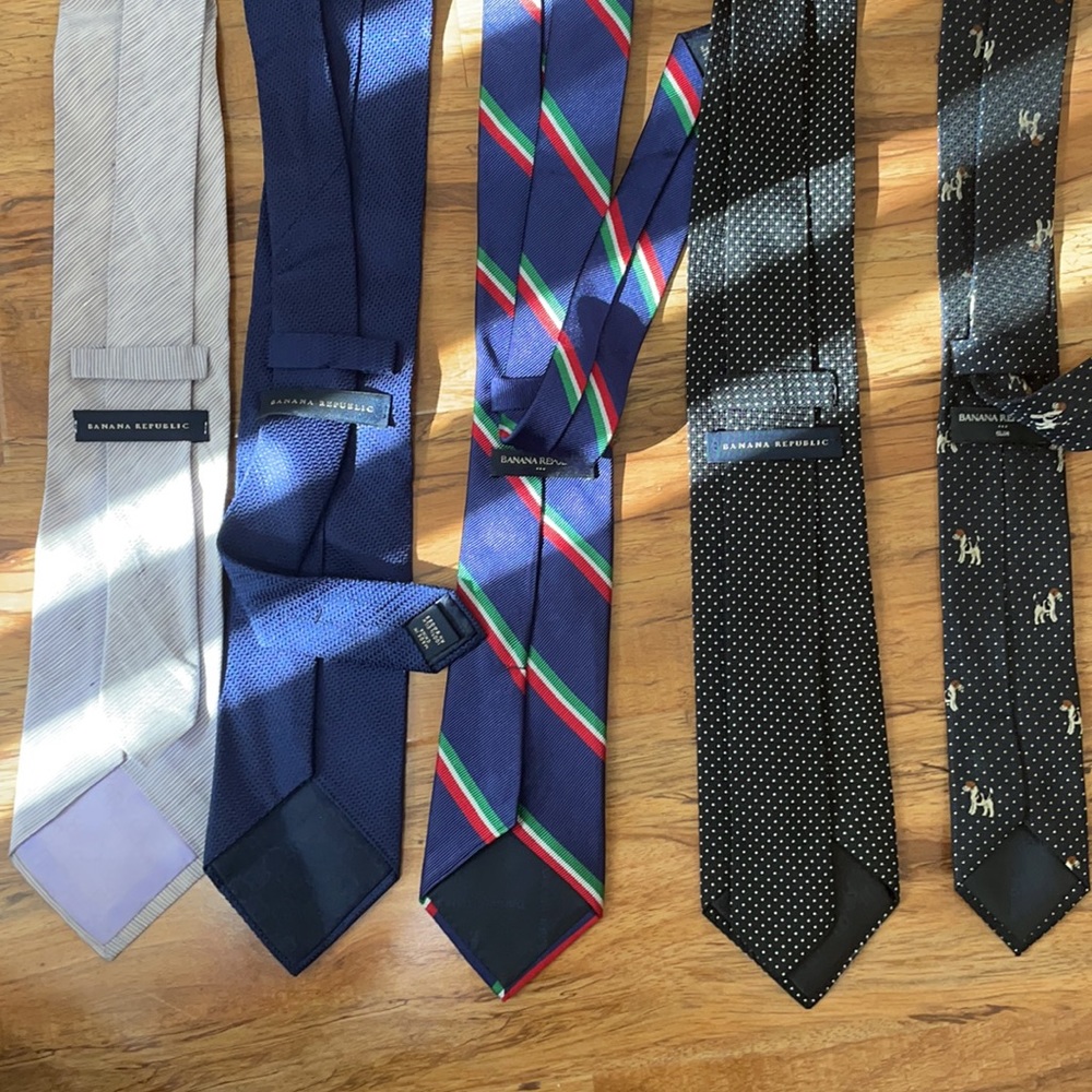 Banana Republic Set of 5 Ties